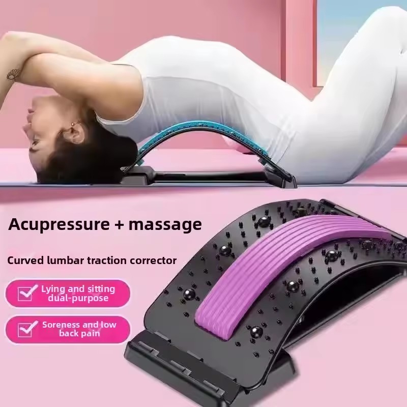 Back Stretcher Lumbar - Manyetik Sırt Masajı Kas Gevşetici Germe