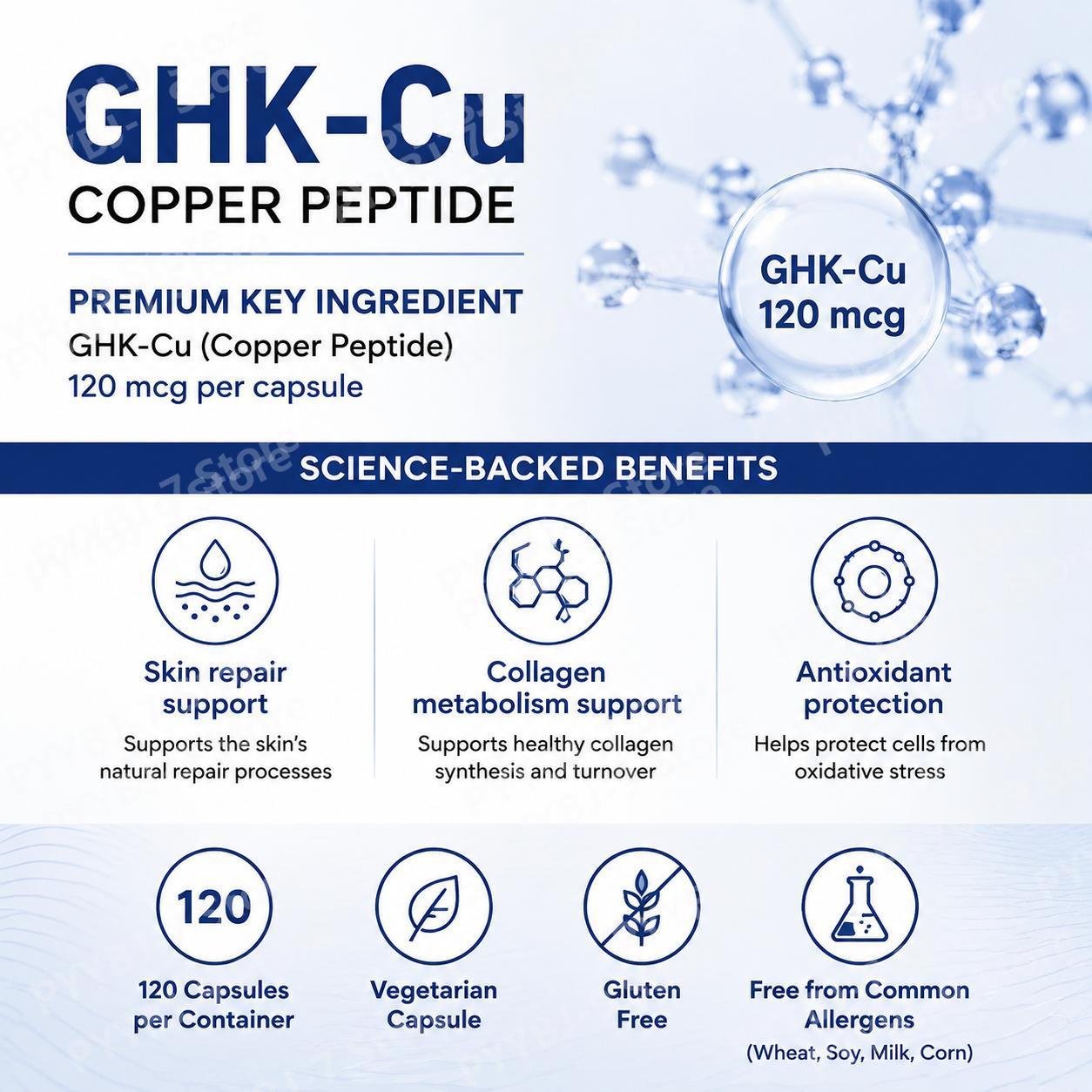 GHK-Cu Bakır Peptit Takviye Ka - Health Wellness & Psychology incelemesi ve fiyatı