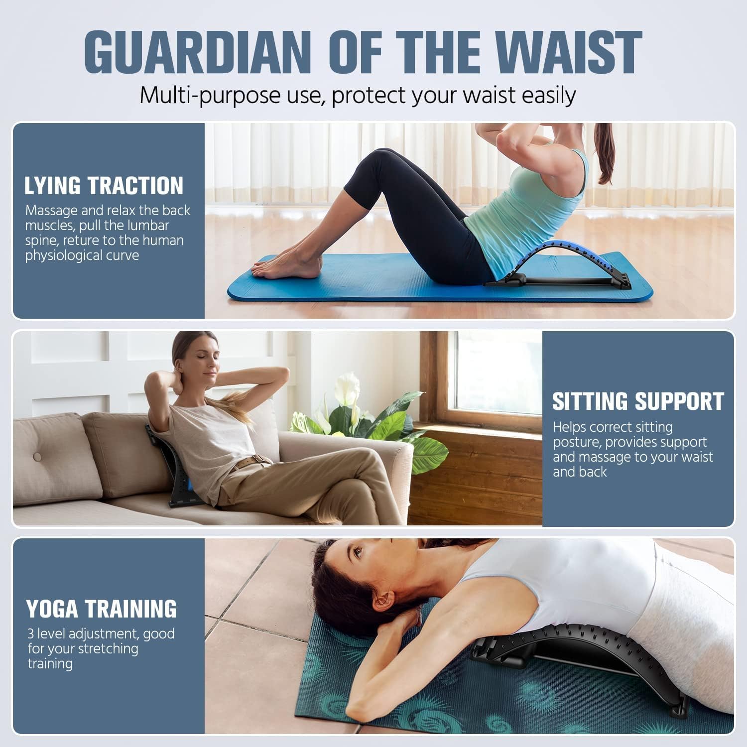 Çok Seviyeli Sırt Germe Cihazı - Back Stretcher Lumbar incelemesi ve fiyatı